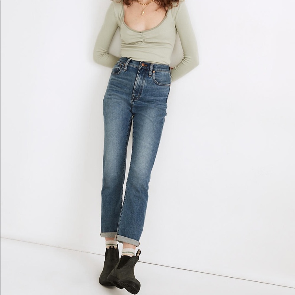 Madewell High-Rise Slim Boyfriend Jeans